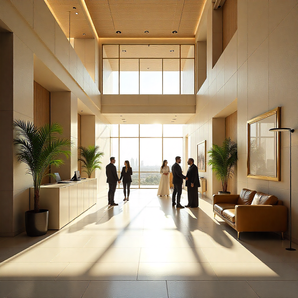 Design and implementation of interior decoration Riyadh / Abak engineering consulting office