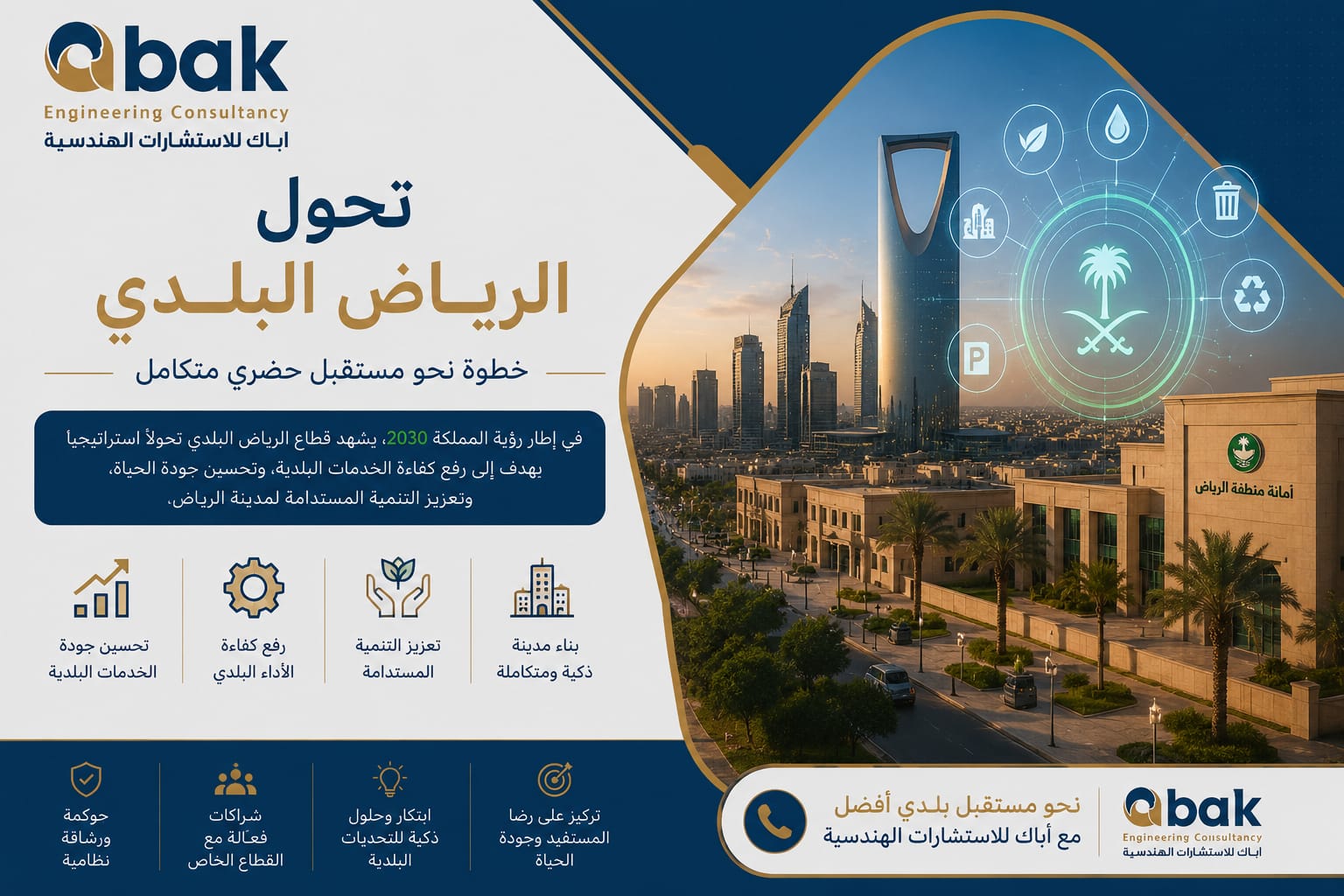 تحول الرياض البلدي: ودور المكاتب الهندسية