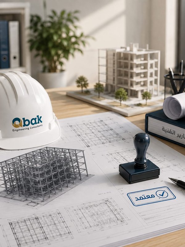 الفحص الإنشائي وإعداد التقارير الفنية