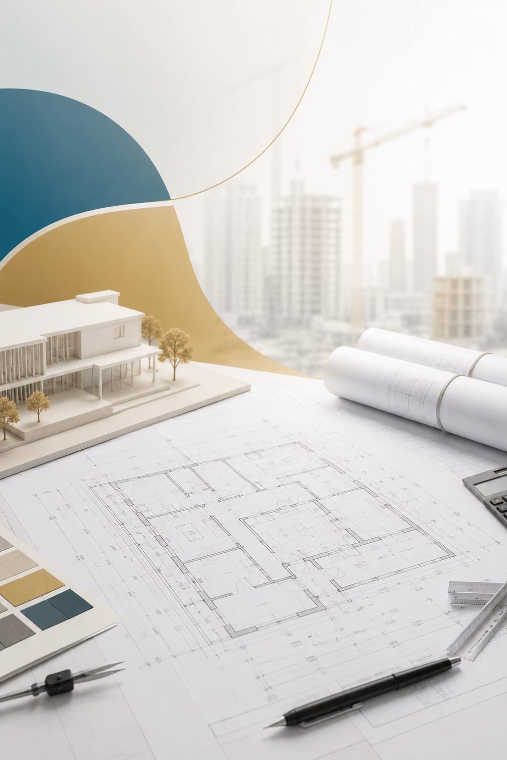 إعداد مخططات معمارية وفق كود البناء السعودي
