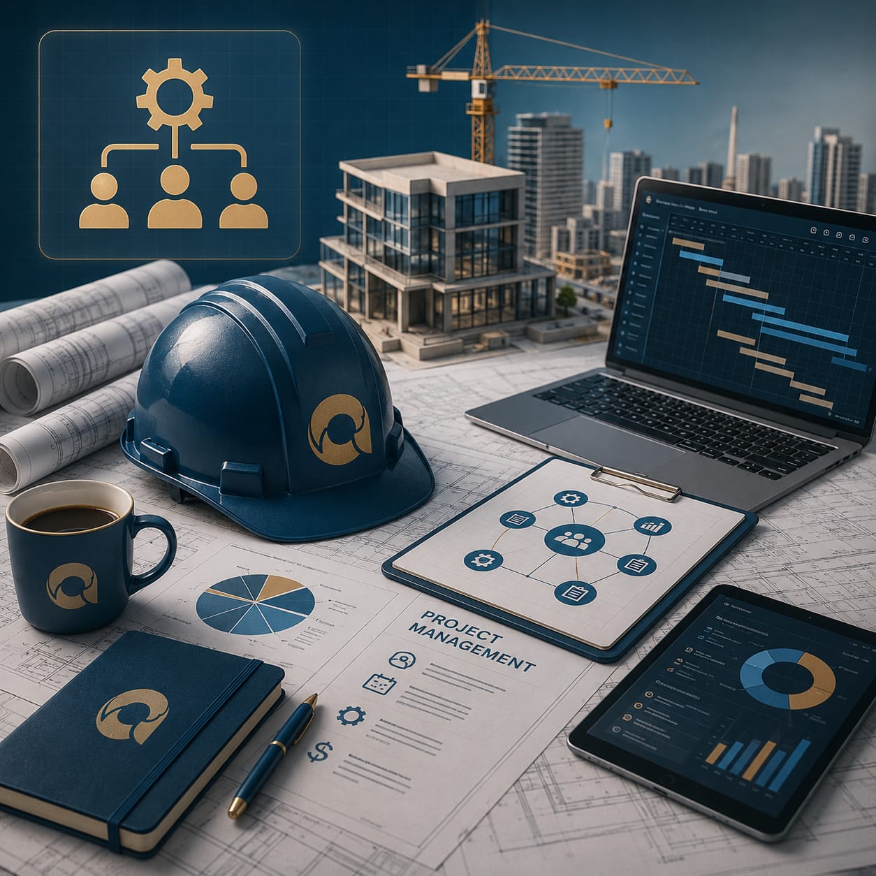 إدارة المشاريع الهندسية (الجودة، المخاطر، الجدول الزمني، التكلفة، المعنيين)
