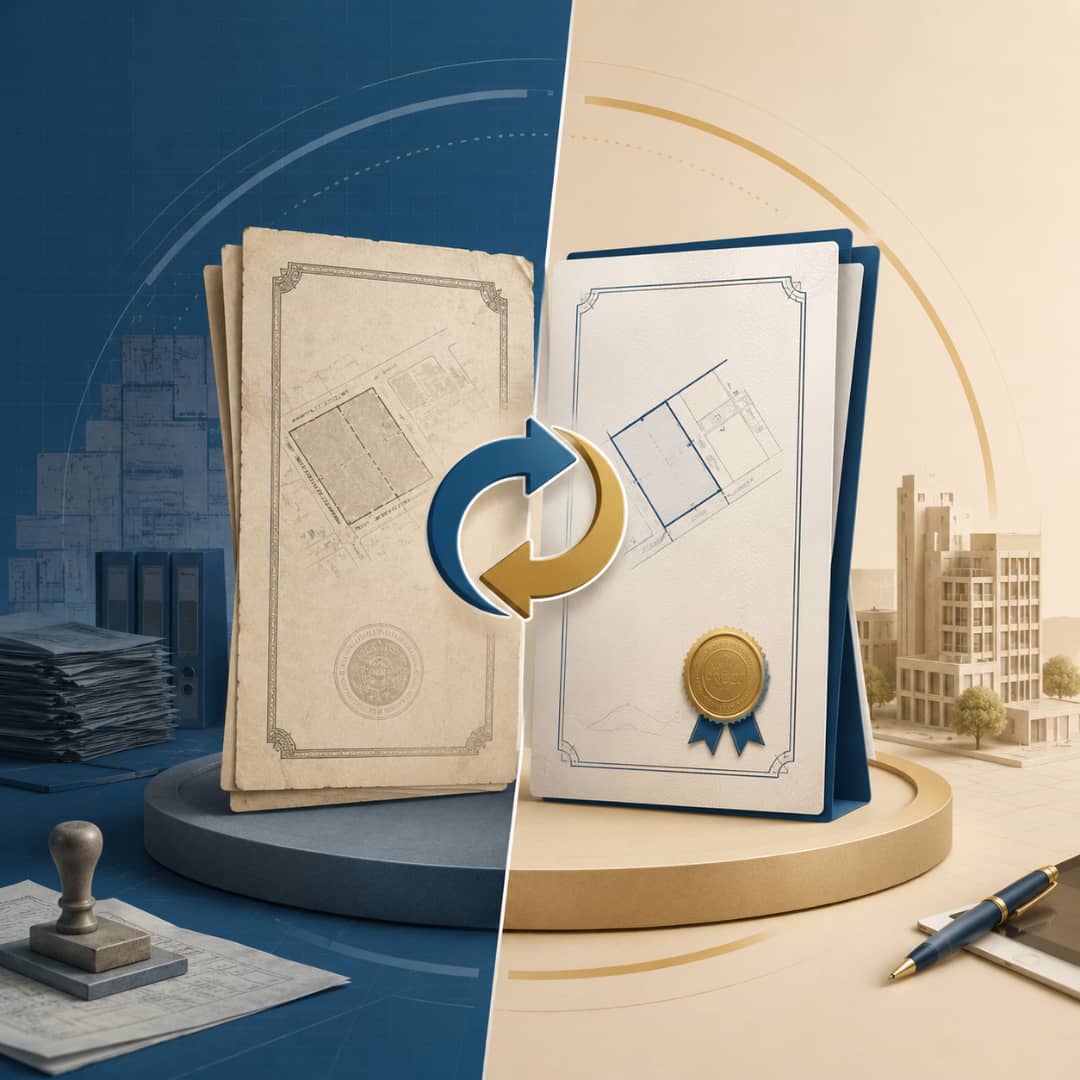 تعديل وتحديث الصكوك العقارية